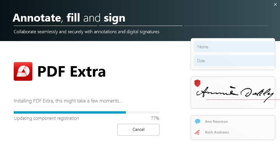 Installing PDF Extra - Step 3